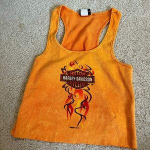 Cropped Harley Davidson Tank